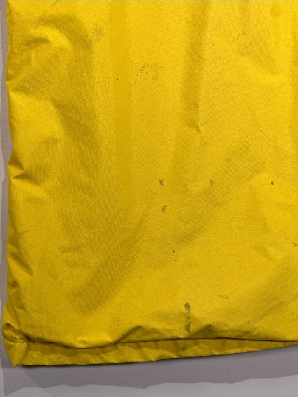 Walls Rain Pants Water-Pruf Vintage Drawstring Nylon Yellow XL - Picture 15 of 16